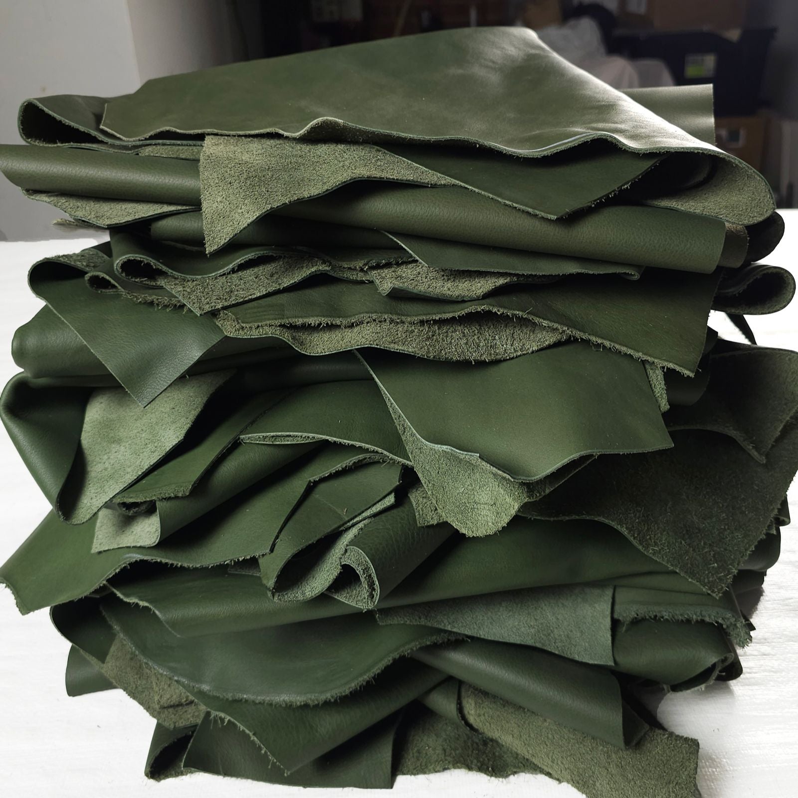 Medium Leather Remnants | 1–2 sq. ft Cowhide Pieces