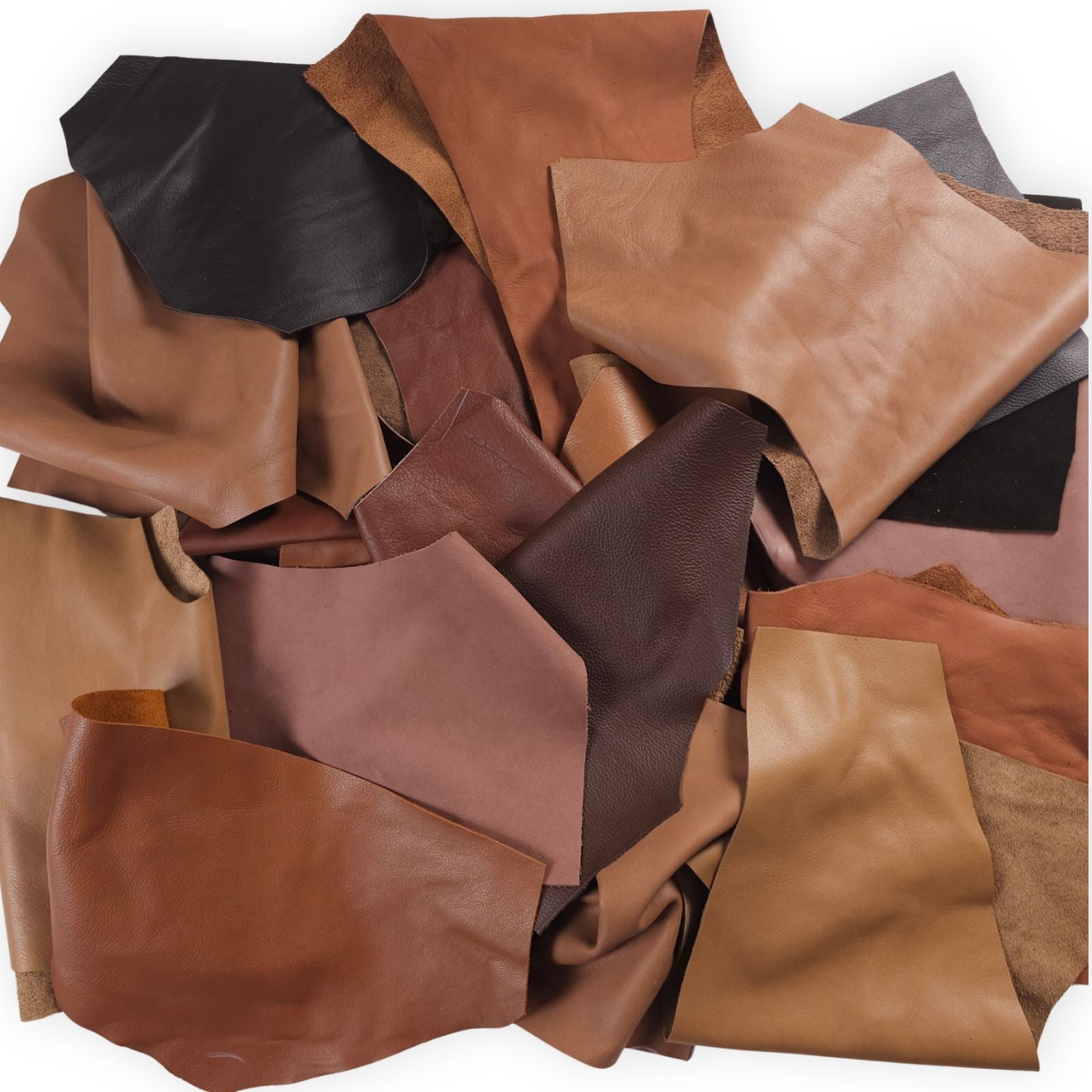Small Leather Pieces (1–3 Hands) | Colour Families