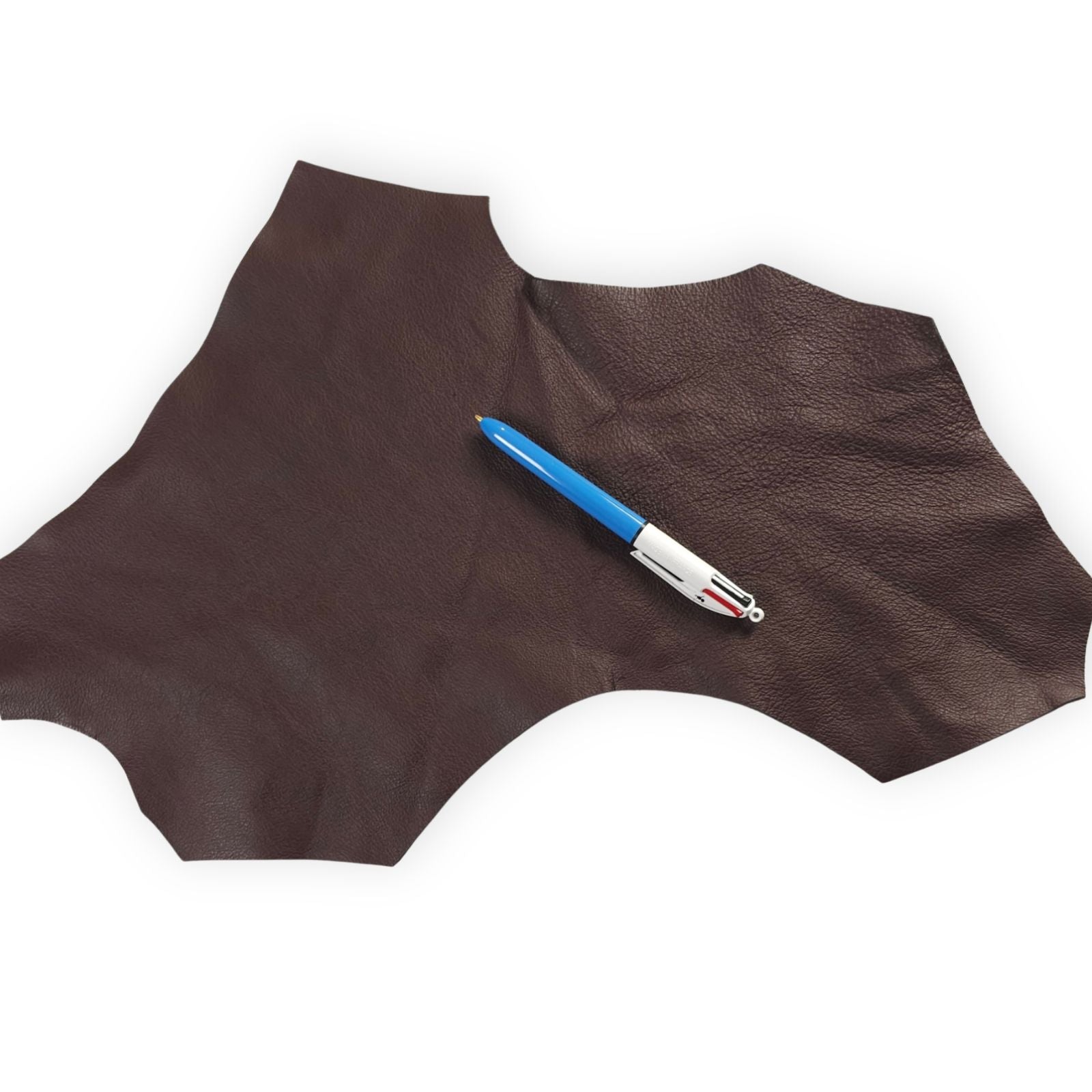 Chocolate brown Leather Scraps 1-3 Hand Offcuts Craft DIY