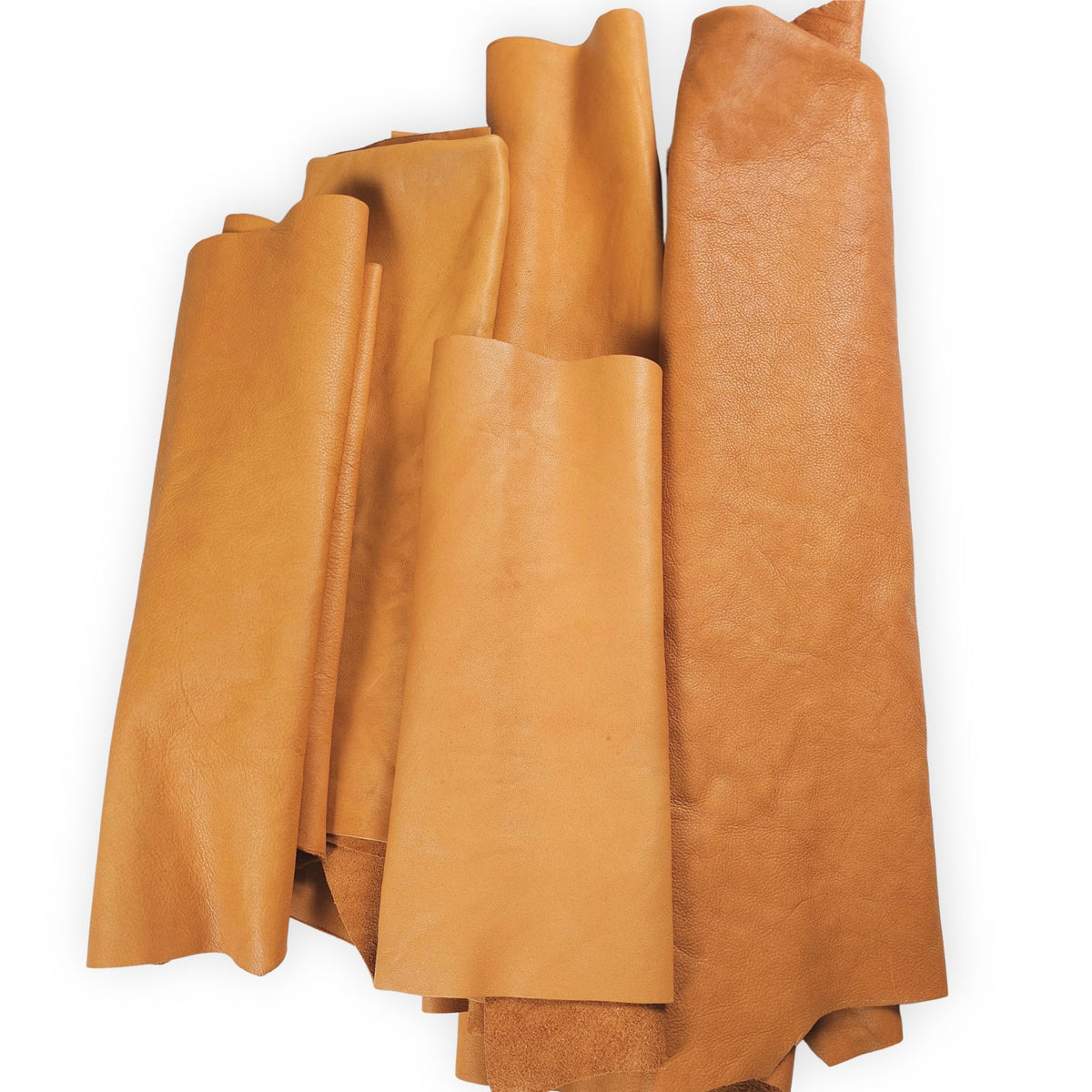 Coloured Vegetable-Tanned Leather Pieces 3–5 sq ft | 1.4–1.6mm