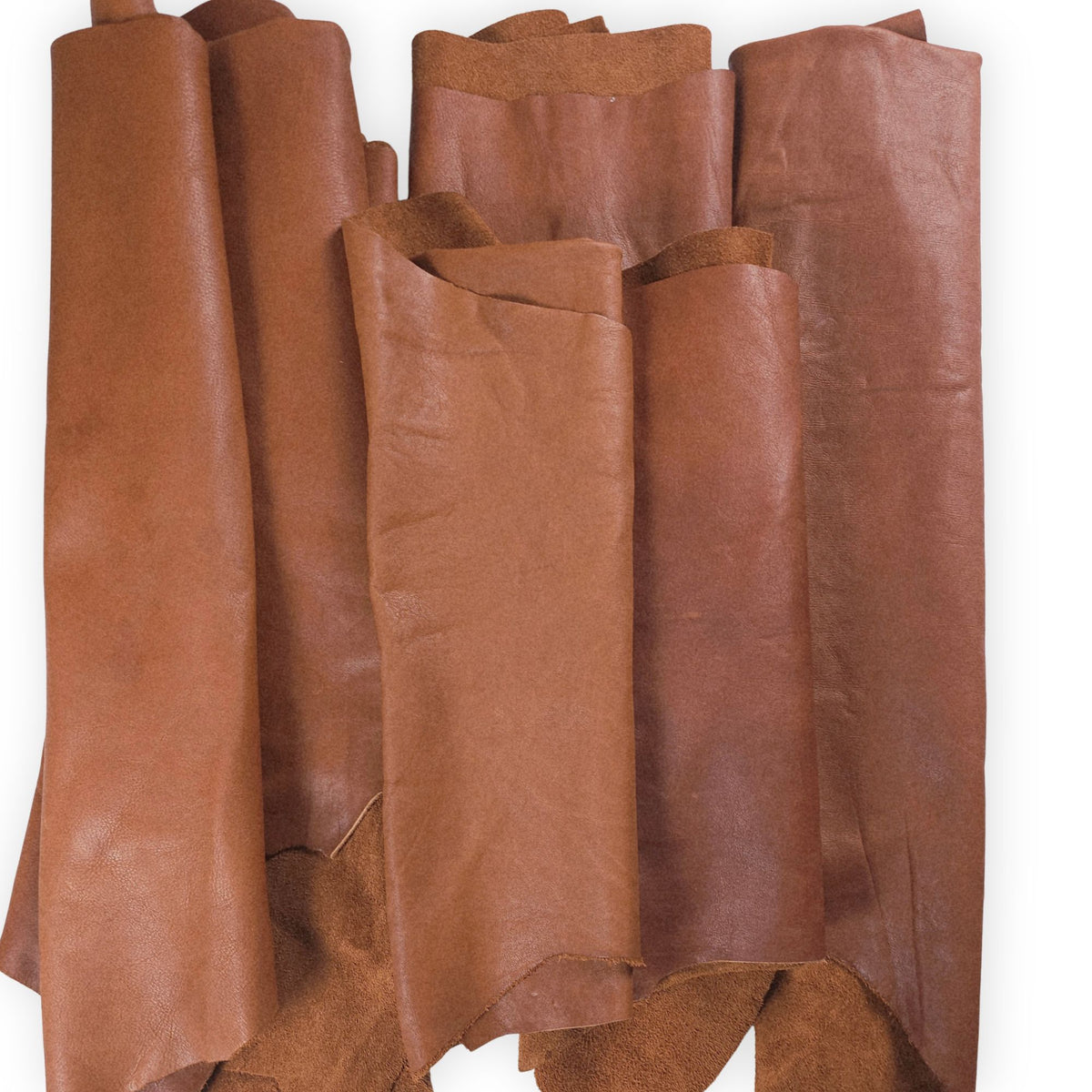 Coloured Vegetable-Tanned Leather Pieces 3–5 sq ft | 1.4–1.6mm