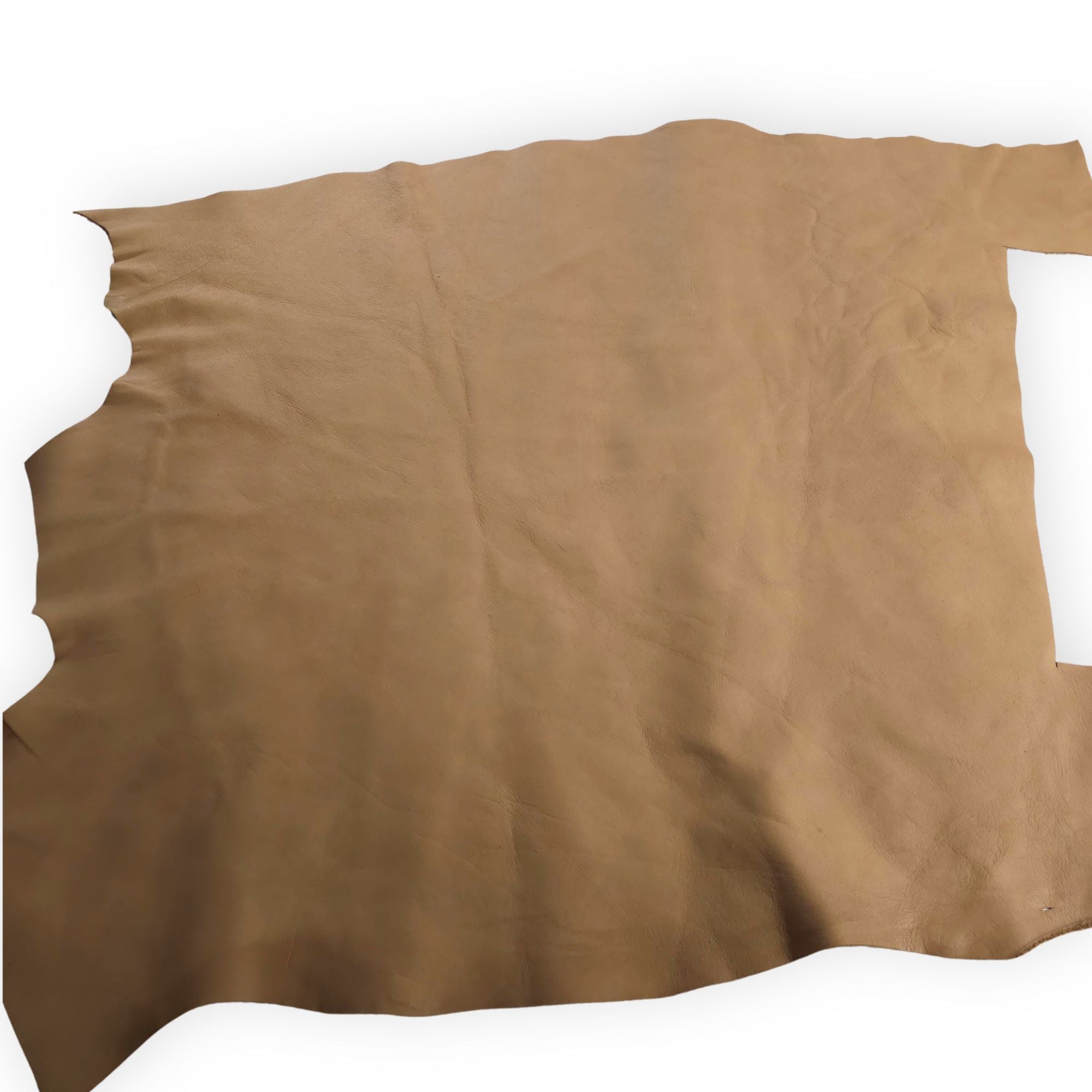 Large brown cowhide leather piece, approximately 3–5 sq ft