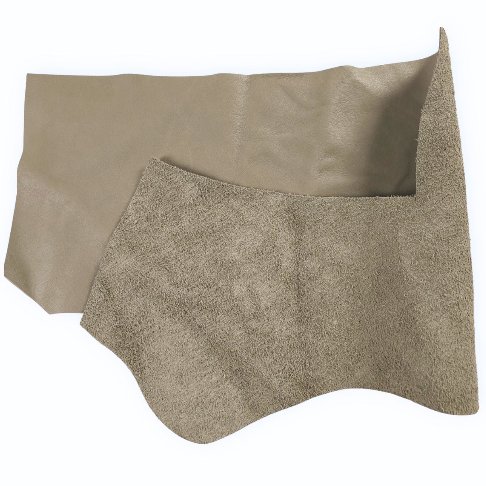 Sage Green Leather Scraps 1-3 Hand Pieces