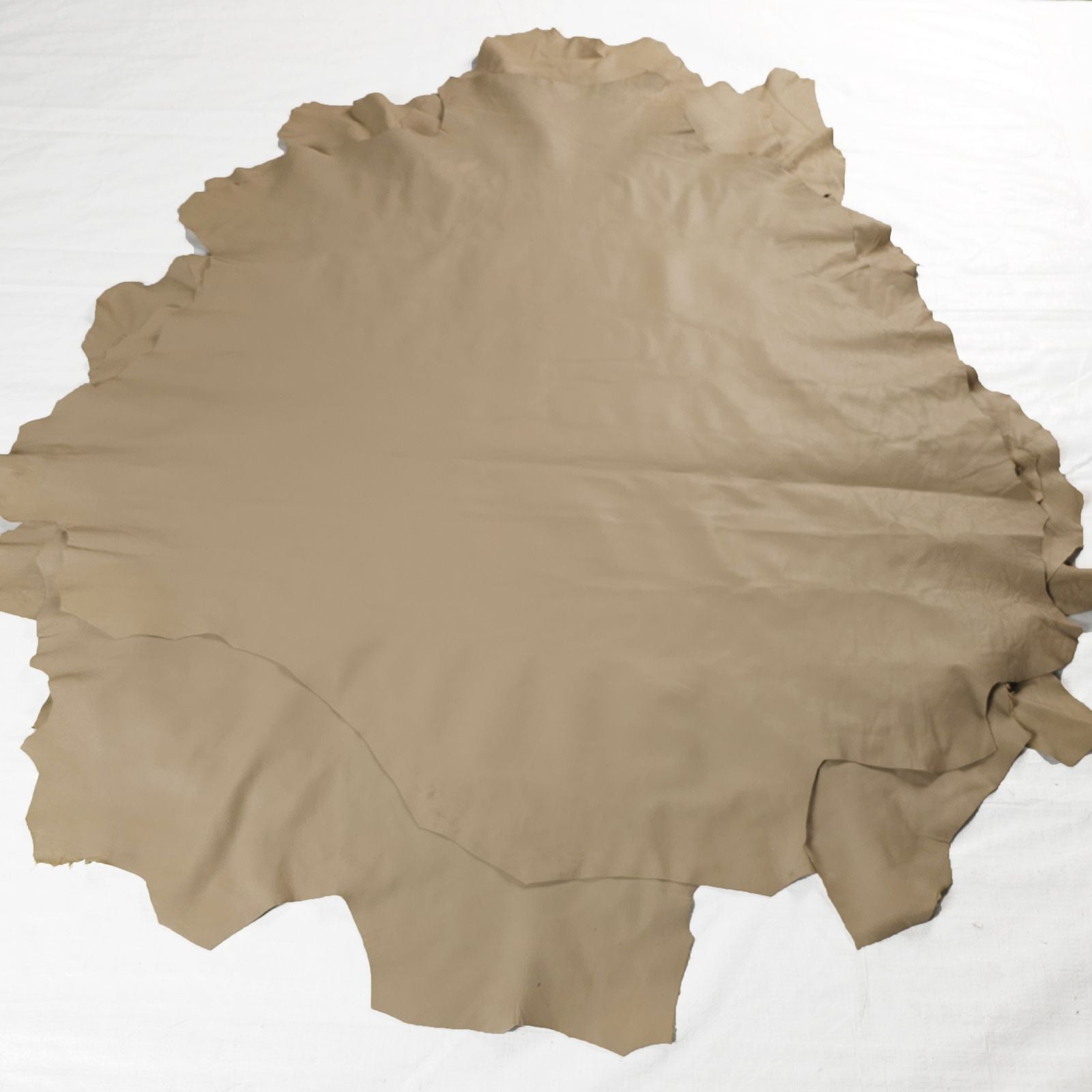 Cream sheep nappa hide 5 to 9 sq ft