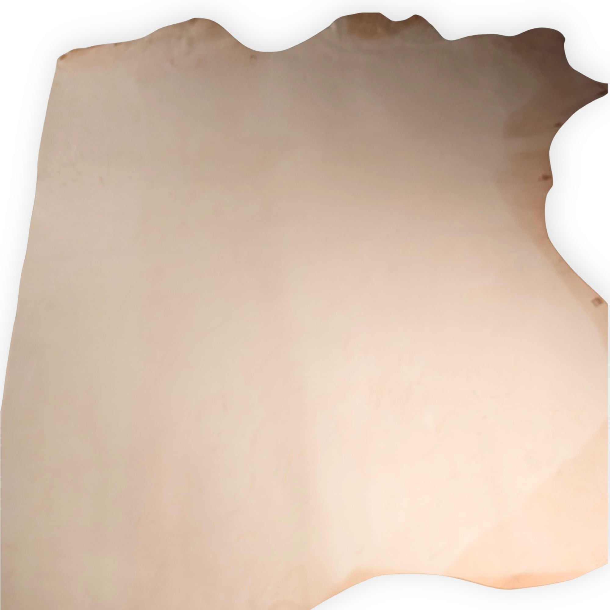 Natural vegetable-tanned tooling leather cowhide part side in a large undyed 2.5 mm cut